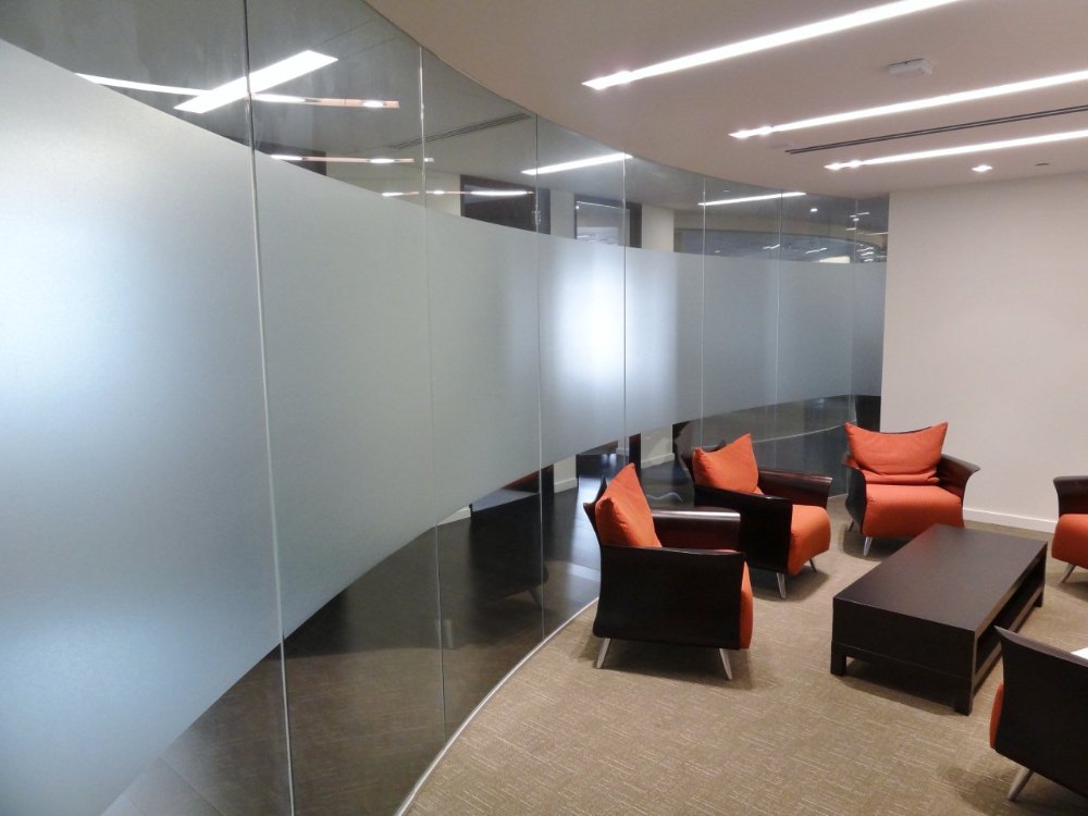 Commercial Frosted Glass Film Installation Janakpur